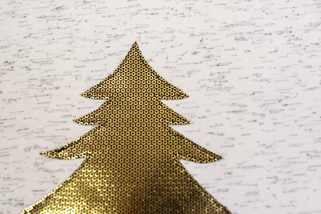 Weihnachtspulli Applikation naehen_Schritte (3 von 5) Weihnachtspulli nähen selbst machen