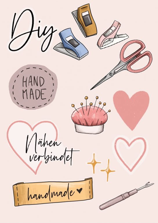 Instagram Story Sticker Nähen