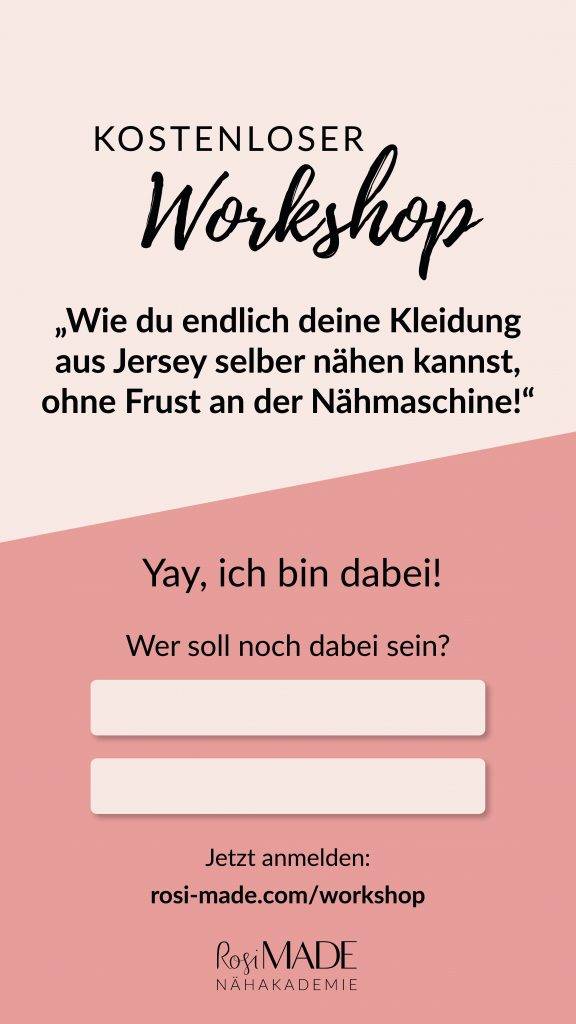 Kostenloser Workshop Kleidung nähen